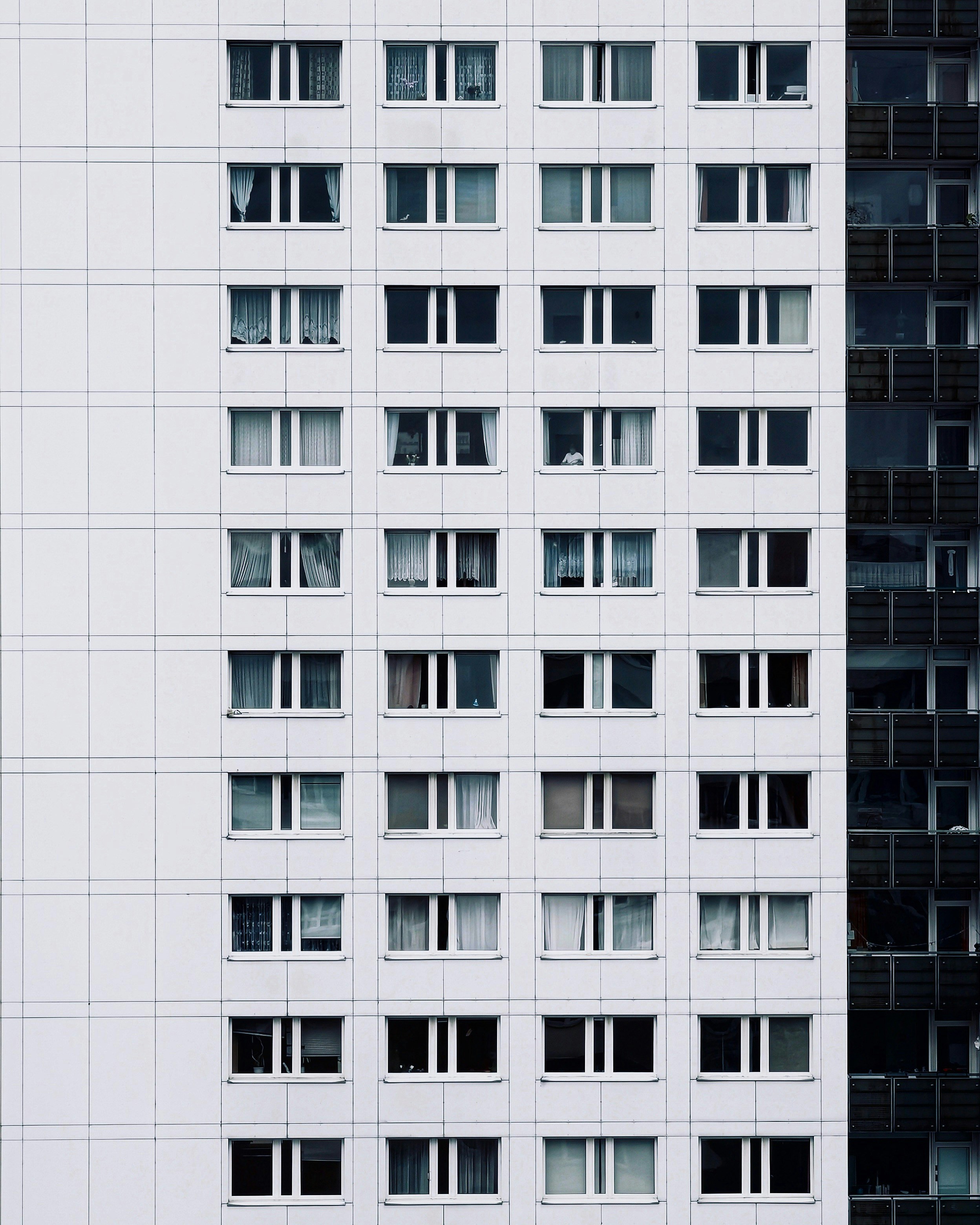Modern Facade with Glass